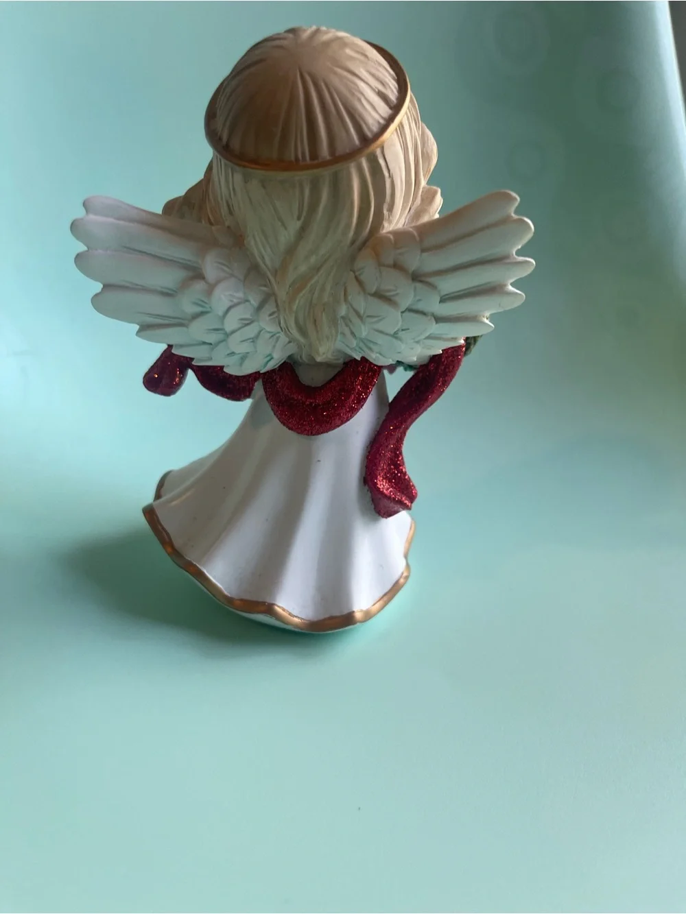 Precious Moments Angel Girl With Wreath Christmas Gift Idea